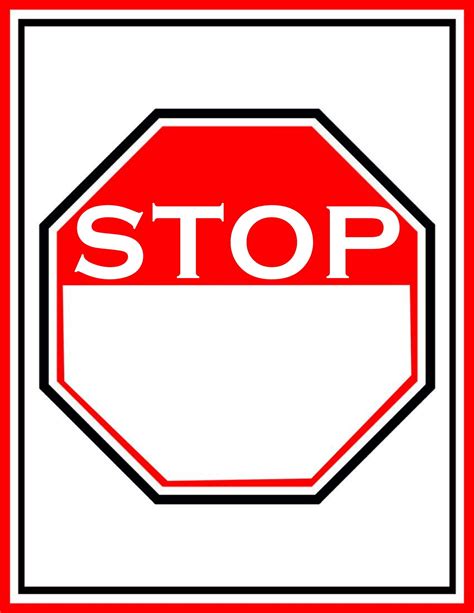 free stop sign clipart|free printable editable stop sign.